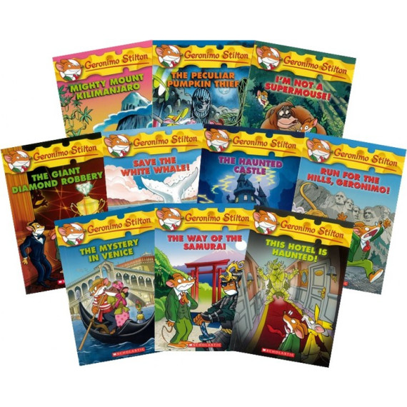 Geronimo Stilton 10th Anniversary 10-Book Bundled Set (#41-#50) (Published in 2018)