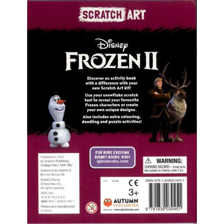 Disney - Amazing Scratch Art, Book by IglooBooks
