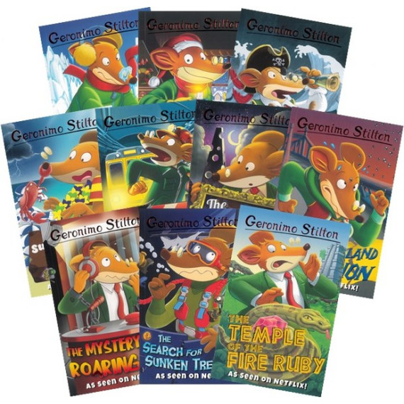 Geronimo Stilton The 10 Book Collection Series Three (黑白版本)