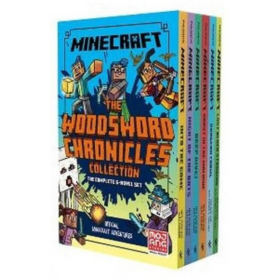 Minecraft The Woodsword Chronicles Collection: The Complete 6-Novel Set (2021) (英國印刷)