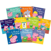 Peppa Pig Picture Book Collection - 10 Books (紅色書袋)