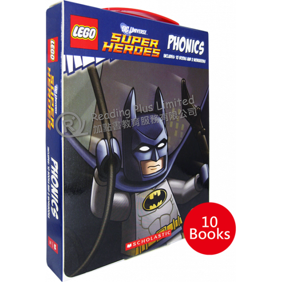 LEGO DC Universe™ Super Heroes Phonics (Pack 1) Collection - 12 Books (including 10 Books and 2 Workbooks)