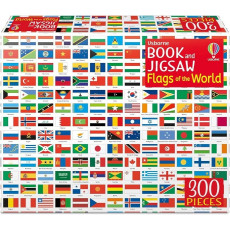 Usborne Book and Jigsaw: Flags of the World (300塊) (拼圖尺寸：59cm x 40cm)