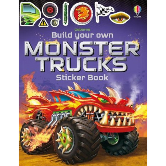 Usborne Build Your Own Monster Trucks Activity Book